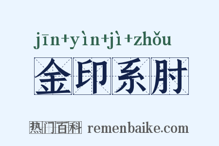 金印系肘是什么意思的图片